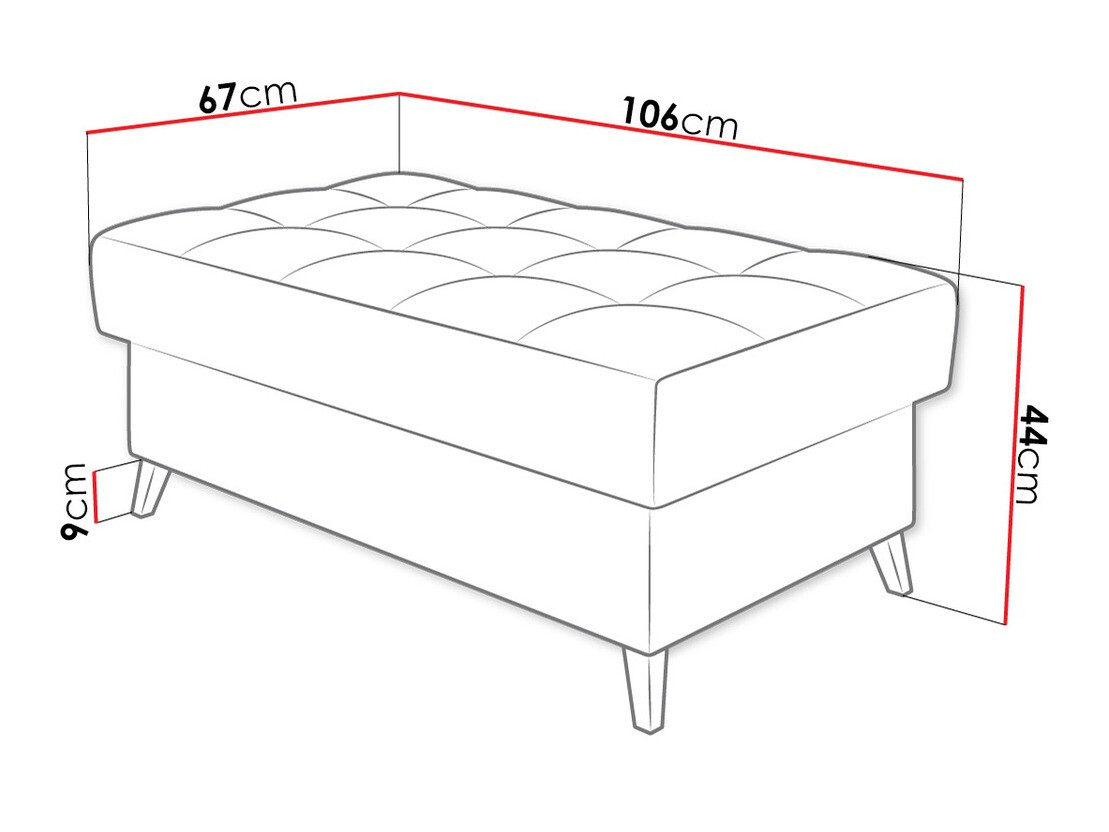 Klop z oblazinjenjem Comfivo Agnus I (Fresh 11)