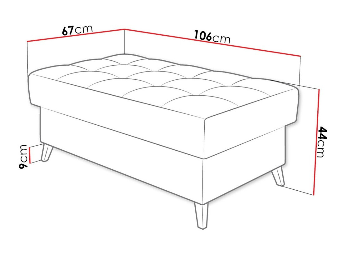 Klop z oblazinjenjem Comfivo Agnus (Magic Velvet 2227)