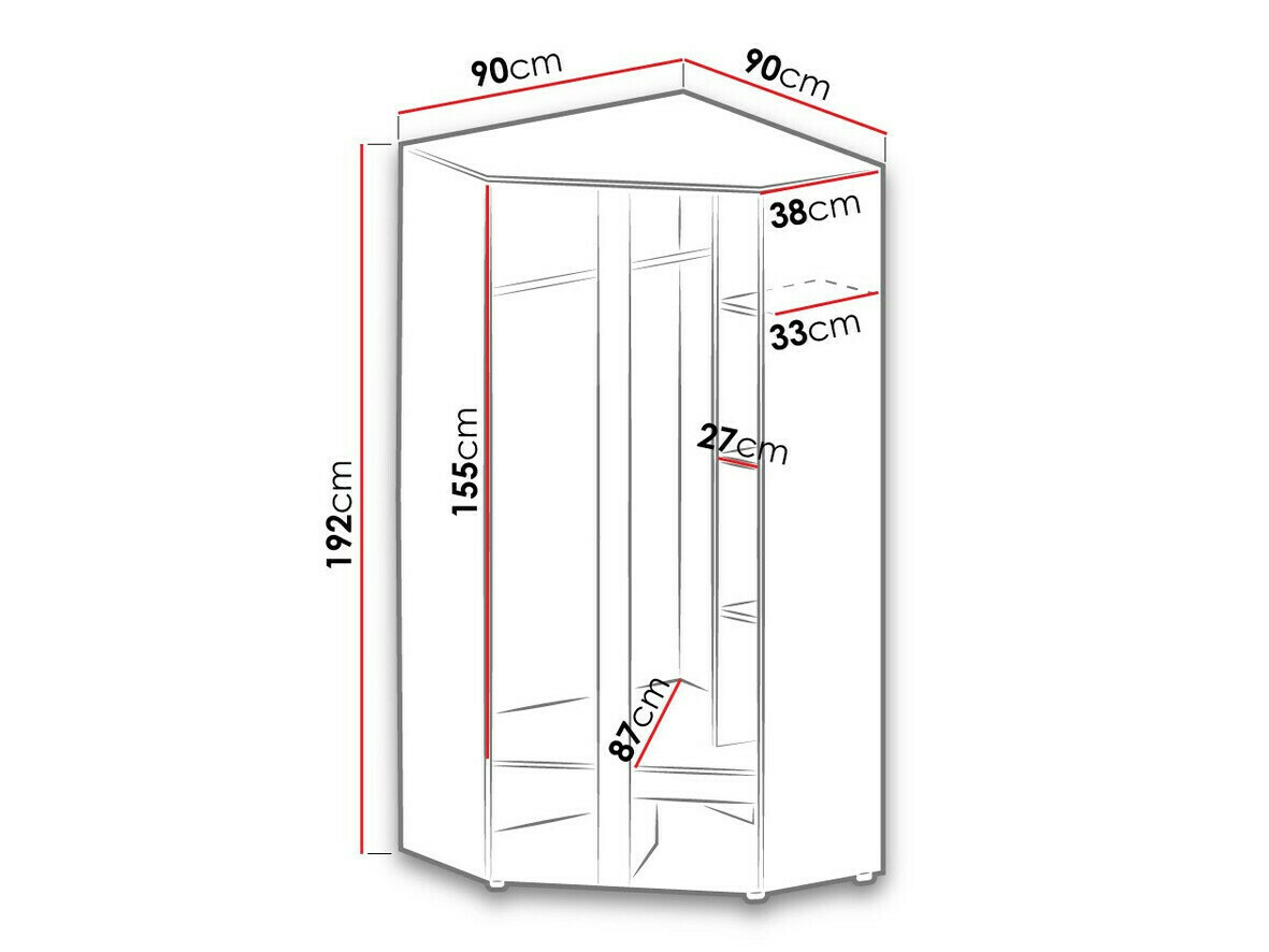 Kotna omara Levtala 102 (Antracit + Bela + Turkizna)