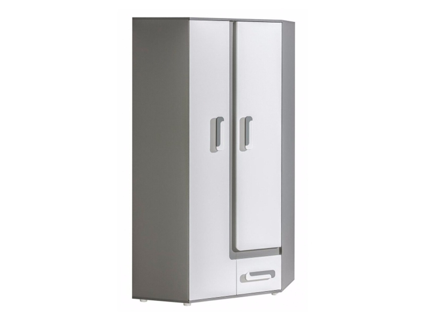 Kotna omara Levtala 102 (Antracit + Bela)