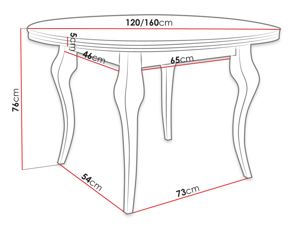 Jedilniški komplet Racine 143 (Bela + Magic Velvet 2216)