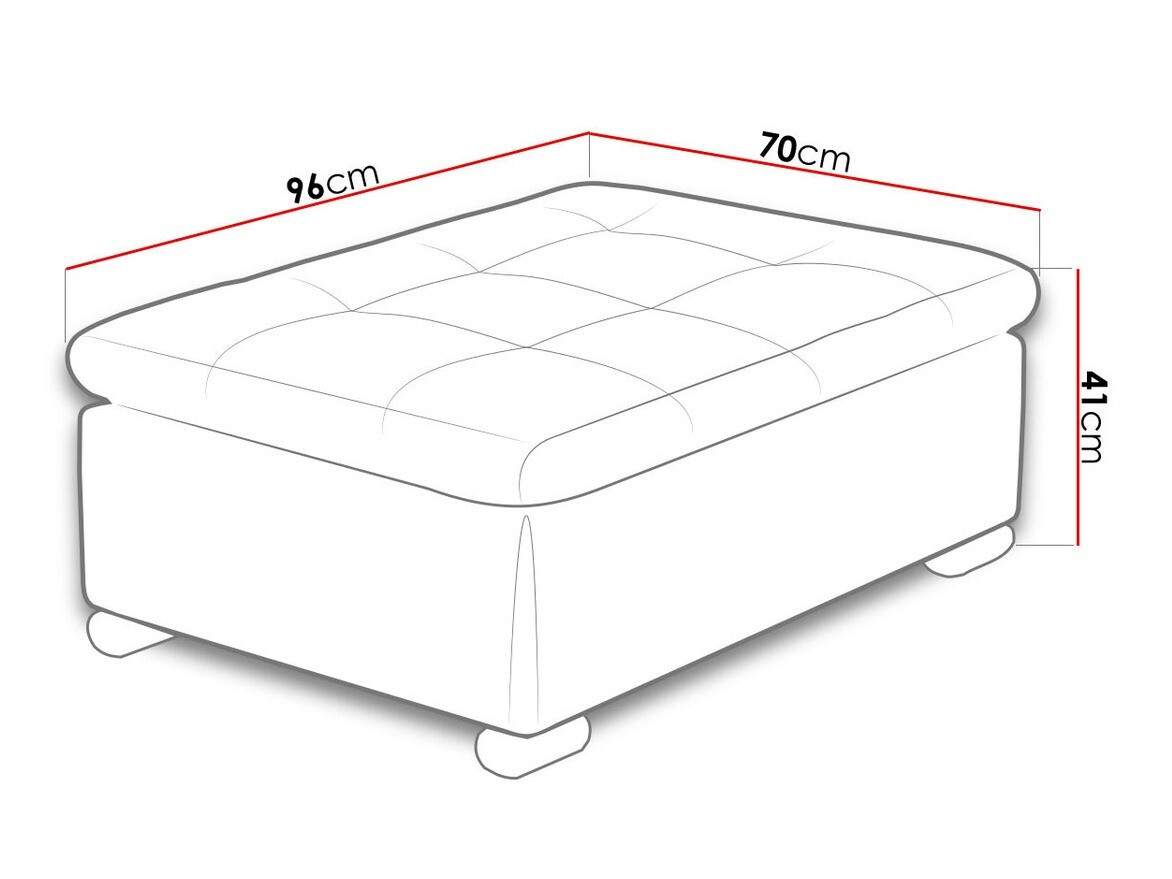 Klop z oblazinjenjem Comfivo 118 (Soft 066 + Lawa 02)