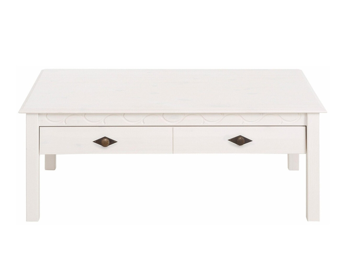 Klubska mizica Denton 617 (Bela)