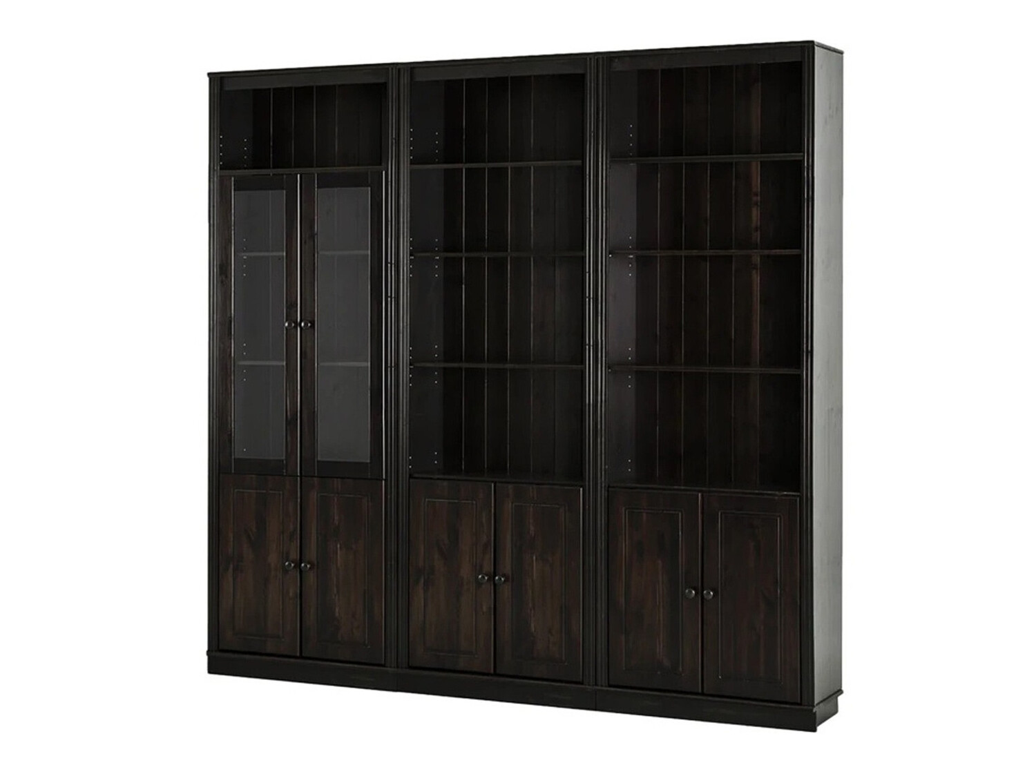 Komplet polic Saltoro 111 (Temno rjava)