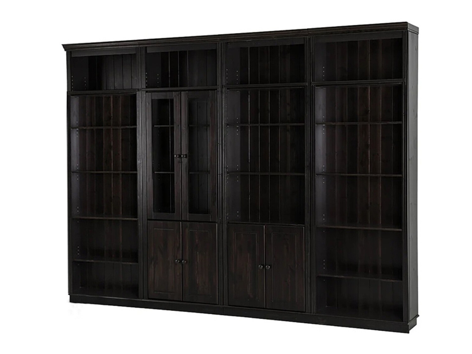 Komplet polic Saltoro 112 (Temno rjava)