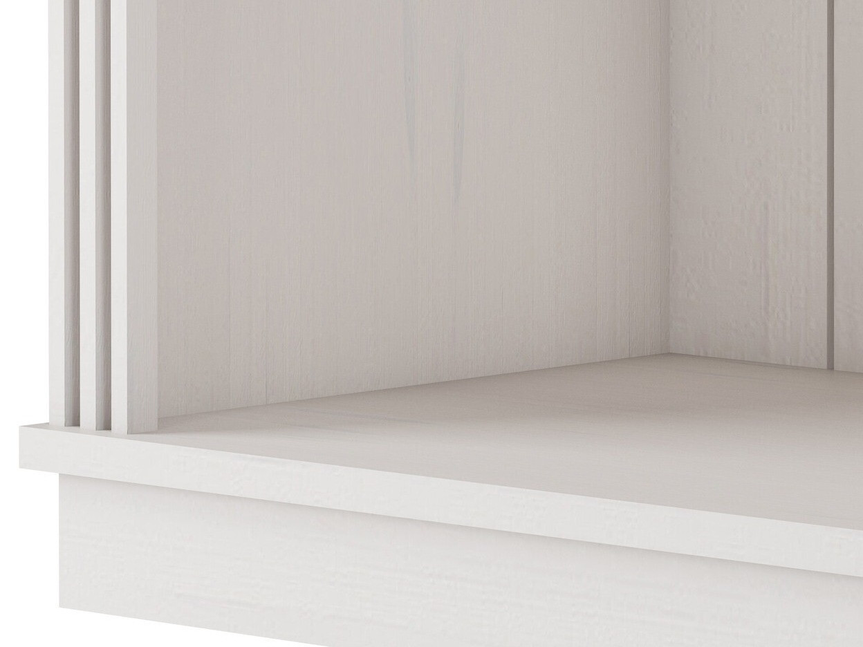 Komplet polic Saltoro 113 (Bela + Medeni hrast)