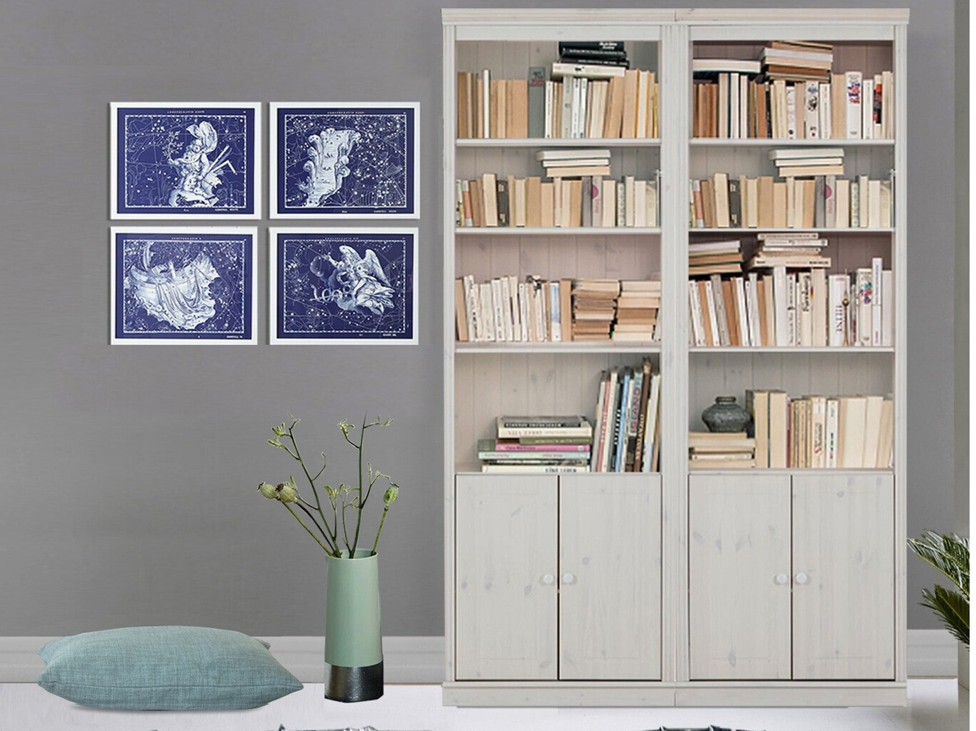 Komplet polic Saltoro 115 (Bela)