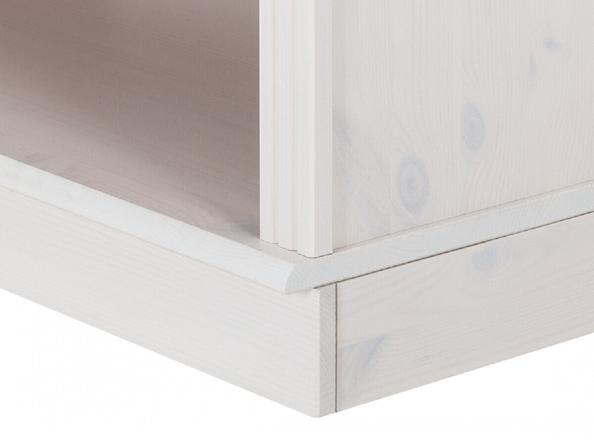 Komplet polic Saltoro 116 (Bela + Medeni hrast)