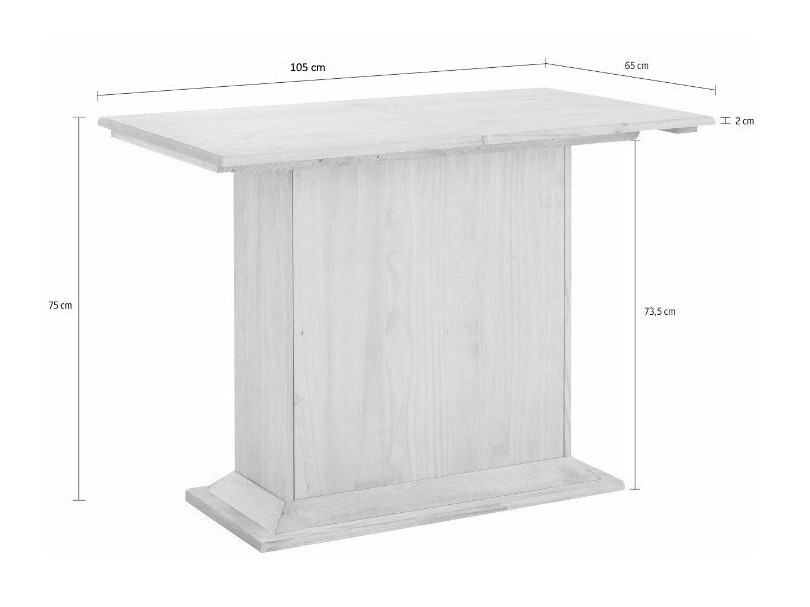 Miza Cirfeli 102 (Bela + Bor)