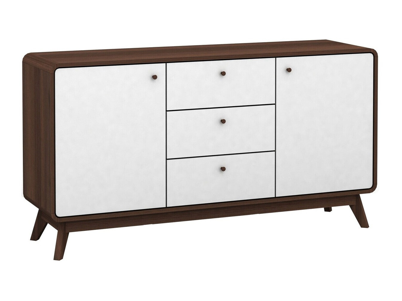 Komoda Elbtena 110 (Oreh + Bela)