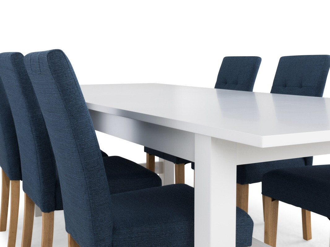 Jedilniški komplet Scandinavian Choice 570 (Modra + Rjava)