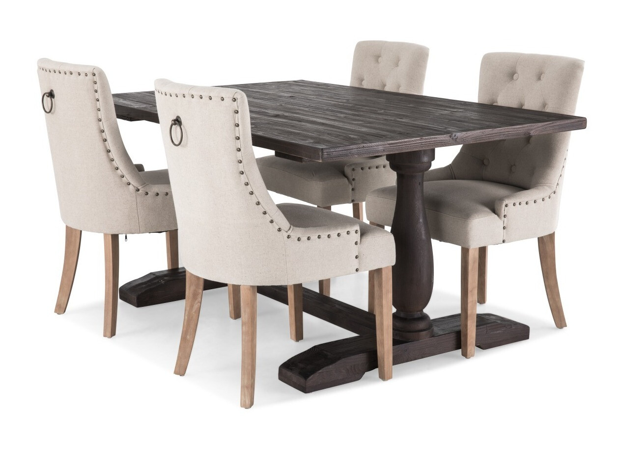 Jedilniški komplet Scandinavian Choice 620 (Beige + Rjava)