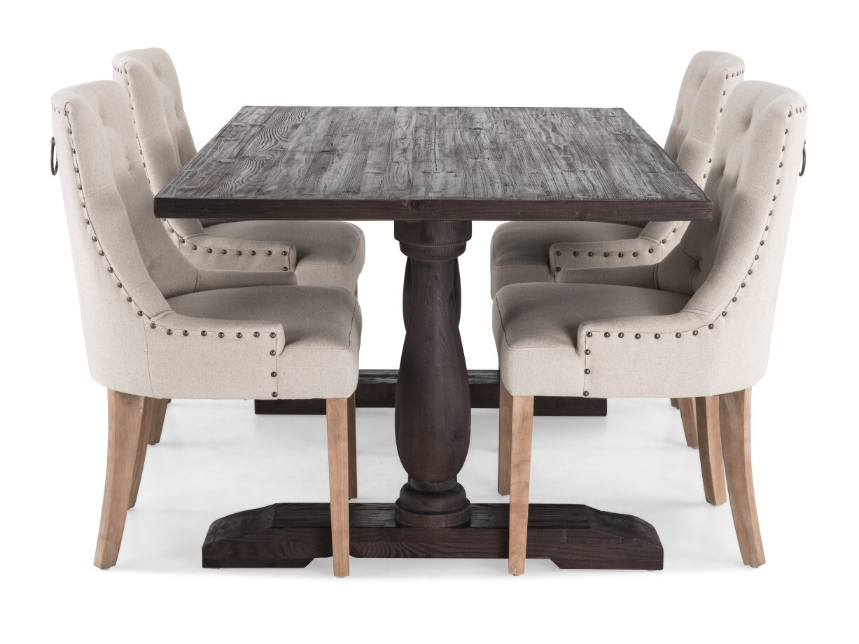 Jedilniški komplet Scandinavian Choice 620 (Beige + Rjava)