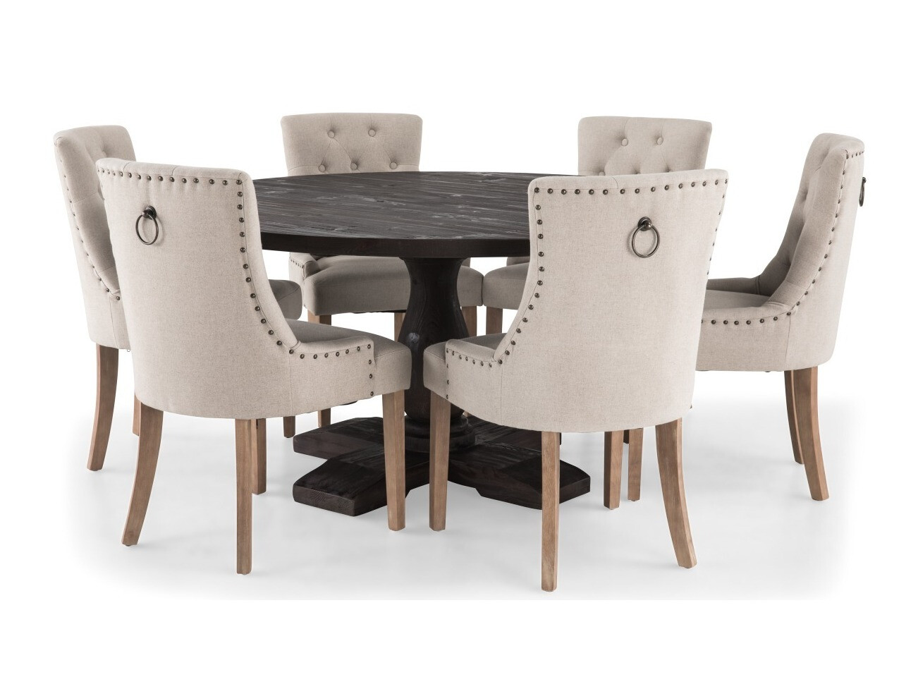 Jedilniški komplet Scandinavian Choice 622 (Bež + Rjava)