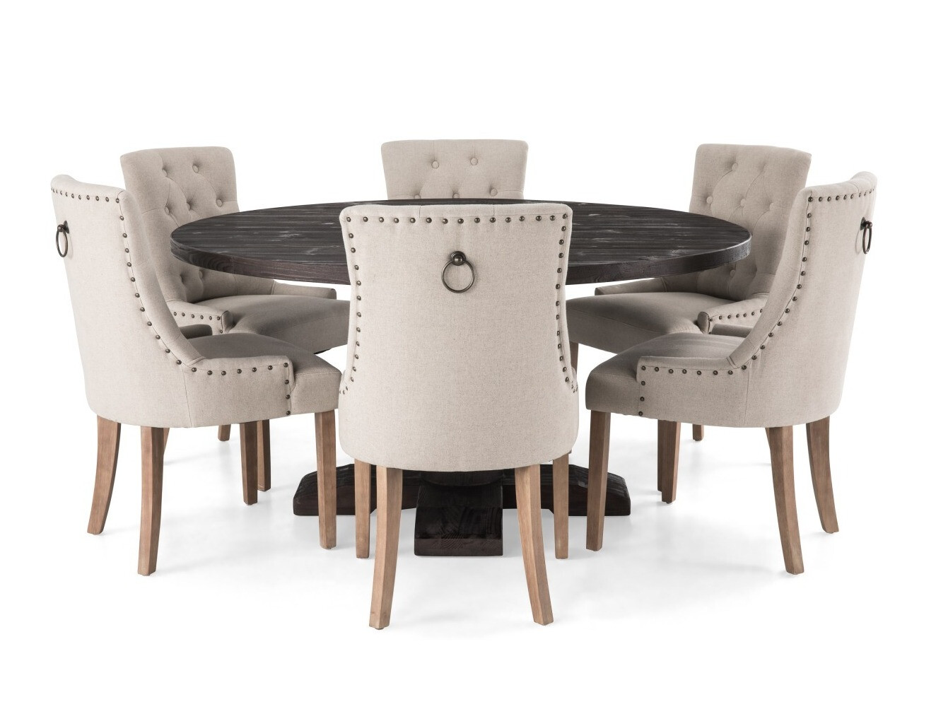 Jedilniški komplet Scandinavian Choice 622 (Bež + Rjava)