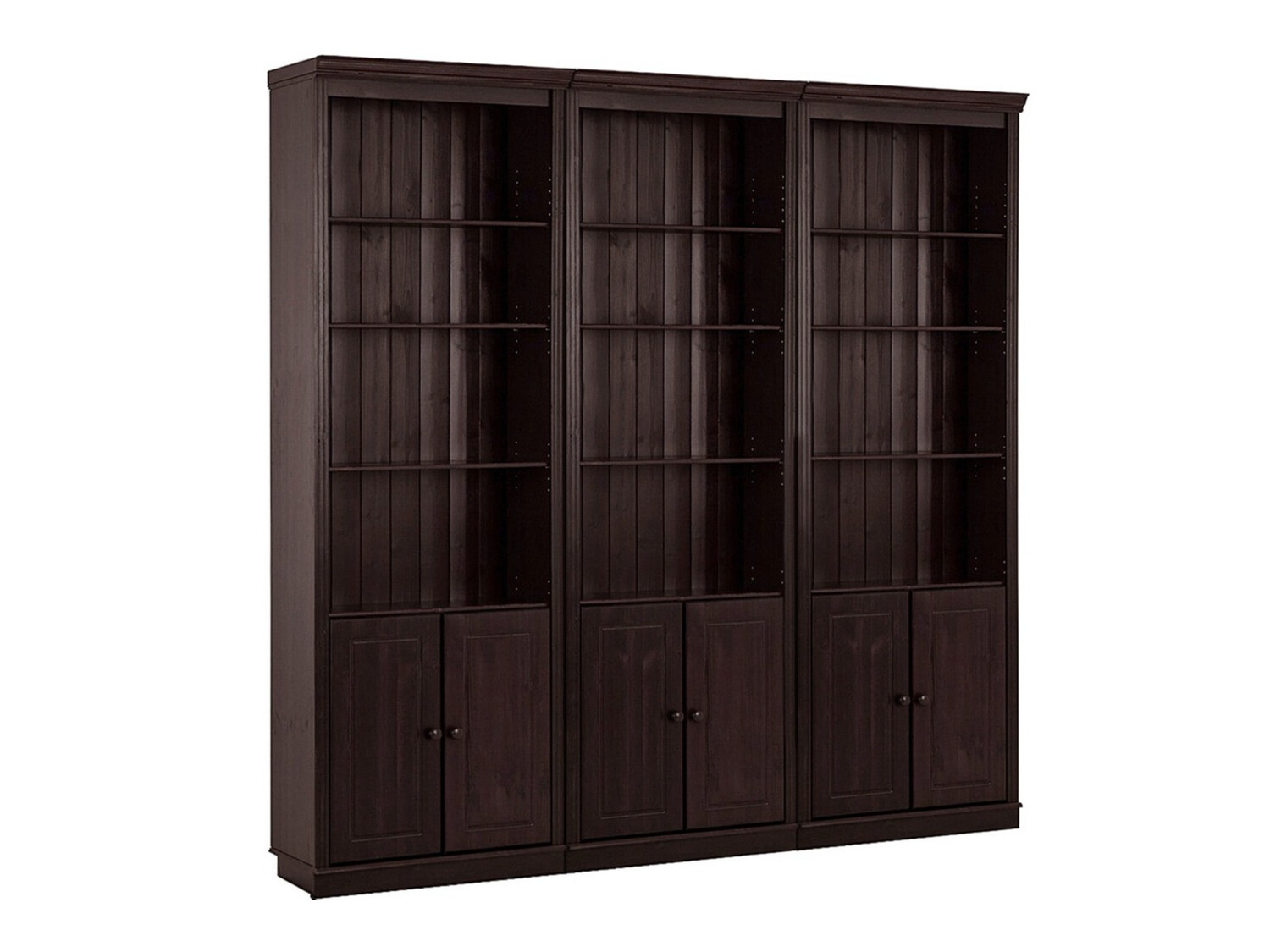 Komplet polic Saltoro 117 (Temno rjava)