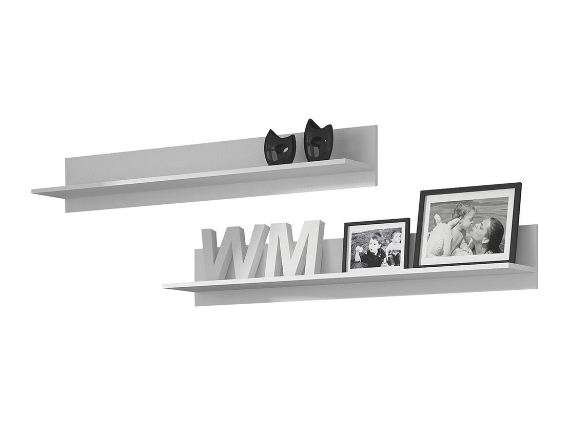 Komplet stenskih polic Tornola 104 (Bela)