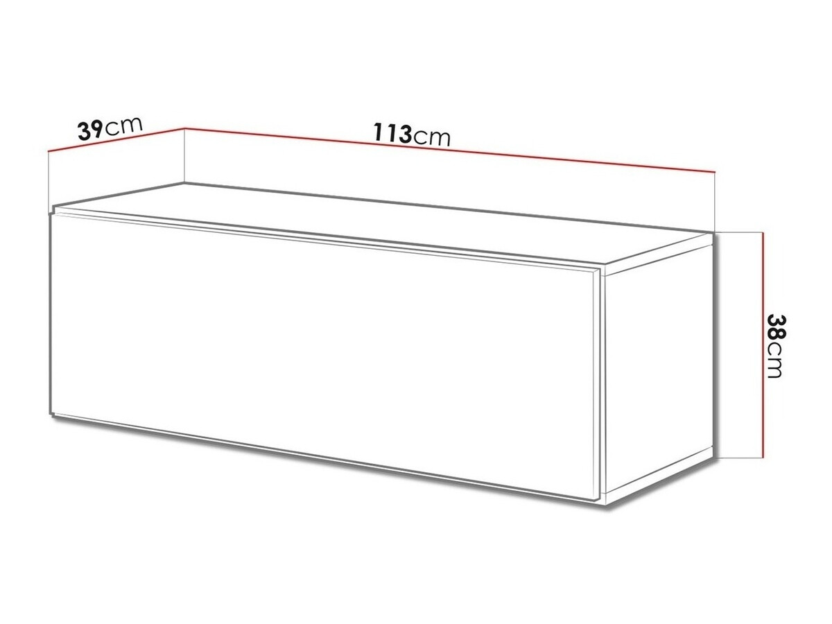 TV-omarica Corbele 100 (Črna)