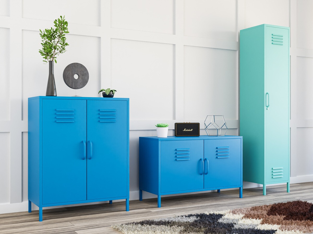 Pohištveni komplet Sersoni 100 (Modra + Turkizna)