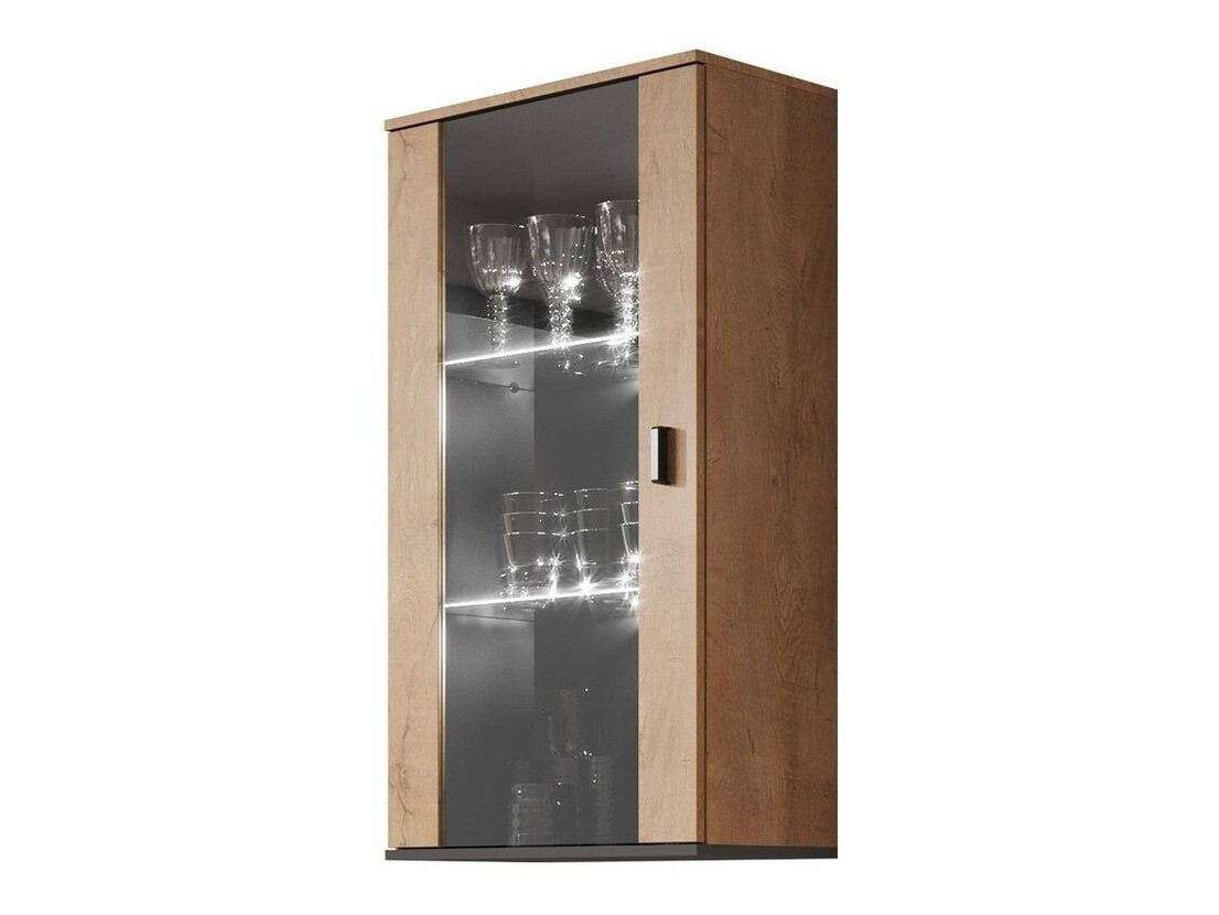 Stenska omarica Tornola 103 (Hrast lefkas + Črna)