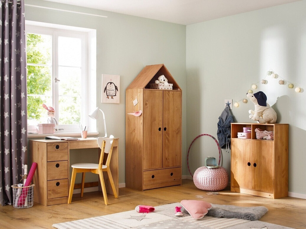 Komplet pohištva za otroško sobo Ruvfiva 120 (Bor)