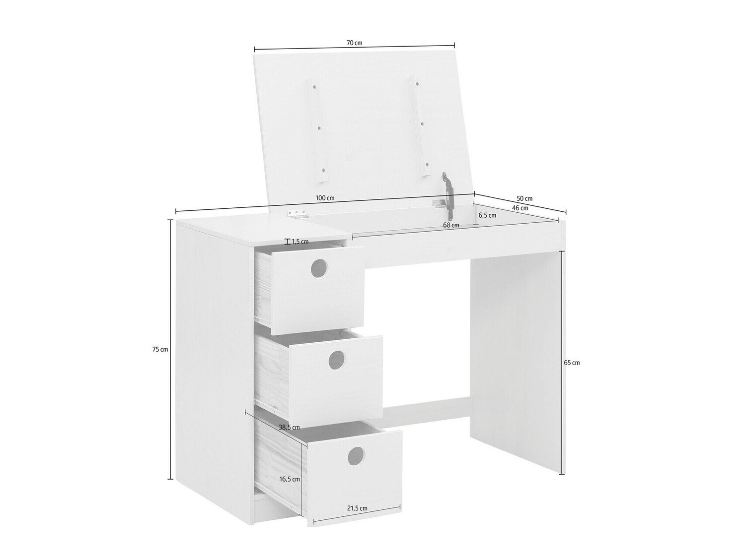 Komplet pohištva za otroško sobo Ruvfiva 120 (Siva)