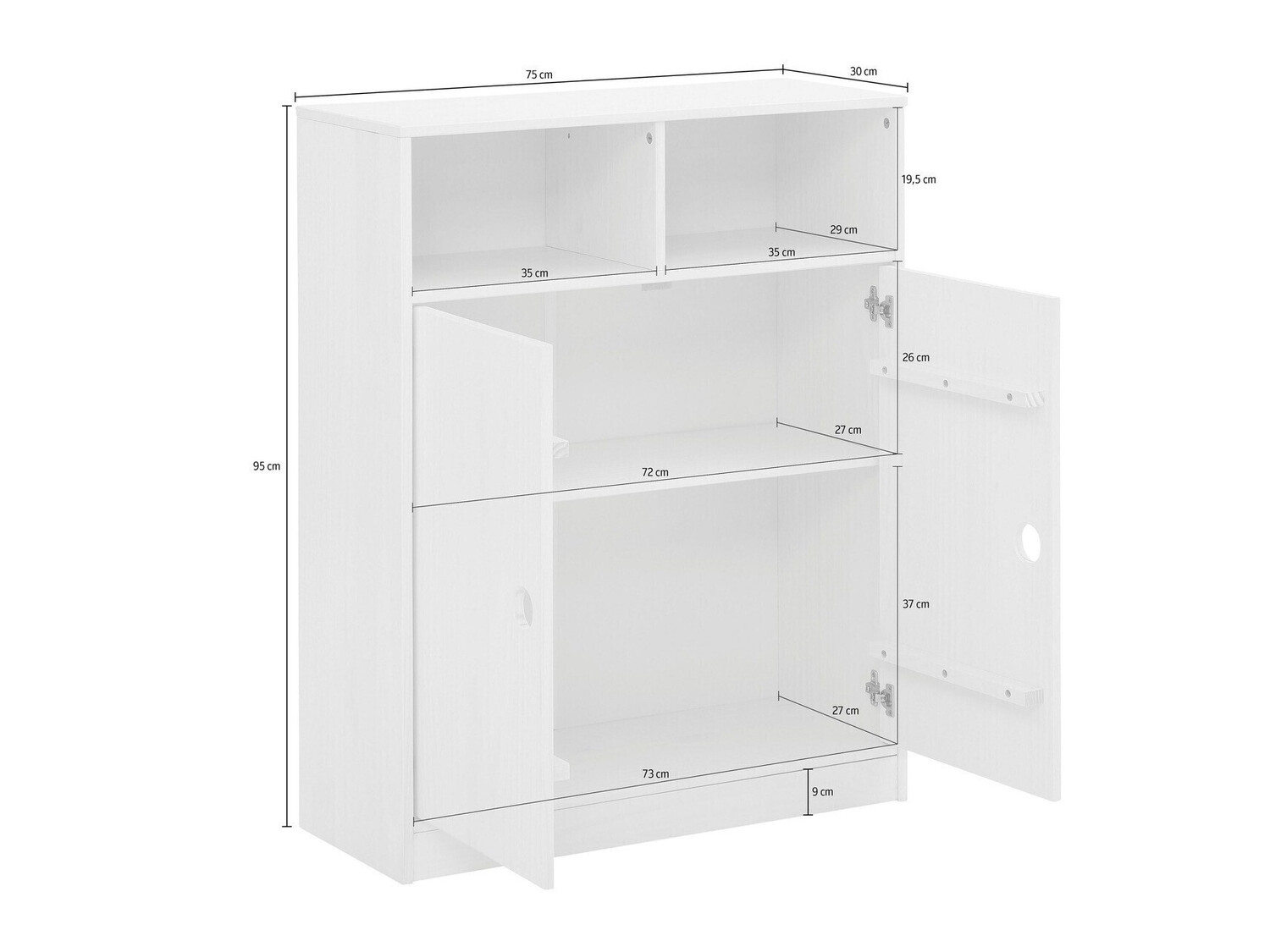 Komplet pohištva za otroško sobo Ruvfiva 120 (Siva)