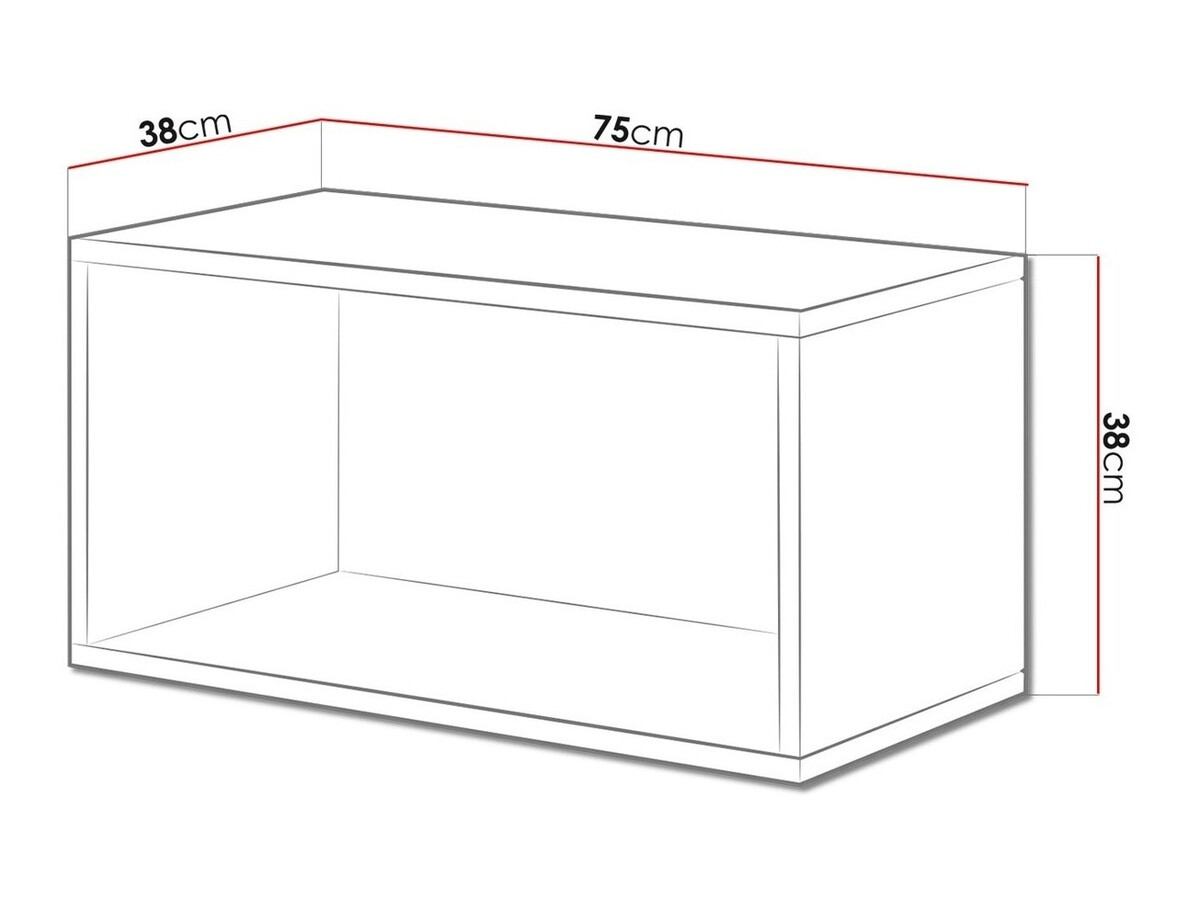 Stenska polica Corbele 103 (Bela)