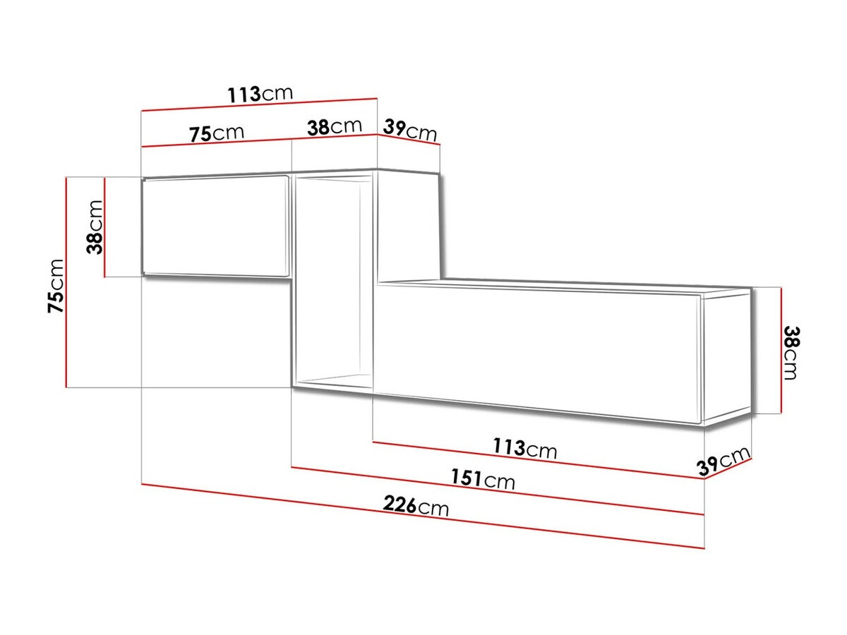 TV-omarica Corbele 116 (Bela)