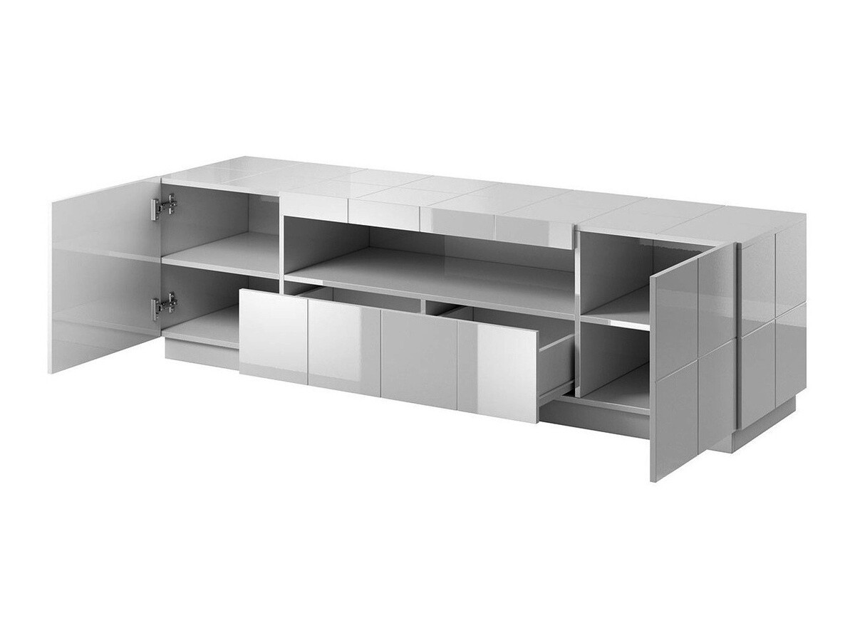 TV-omarica Charlotte 131 (Sijaj črna)