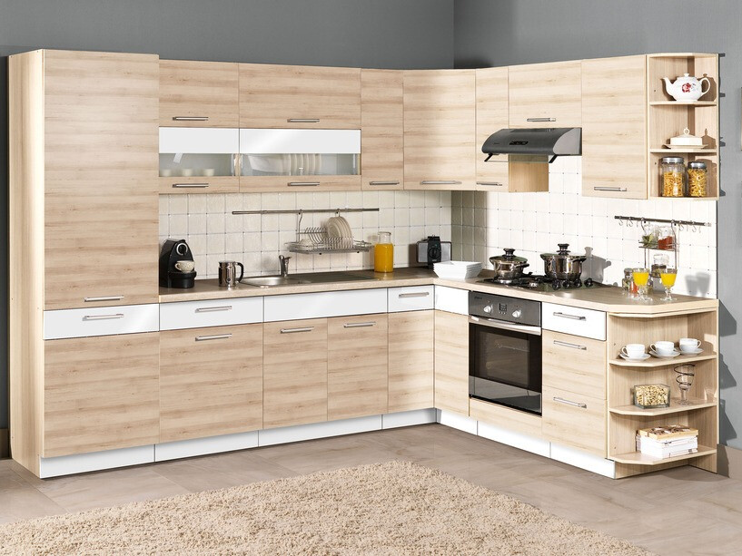 Modularna omarica s predalom in vrati Mode Beech 109