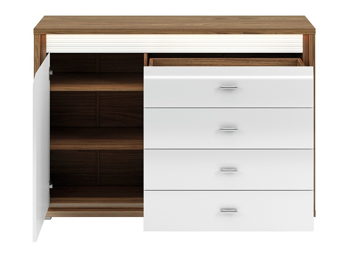 Komoda Madison H102 (Sijaj bela)