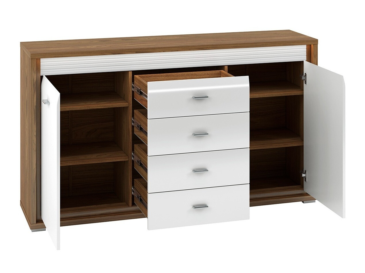 Komoda Madison H103 (Sijaj bela)