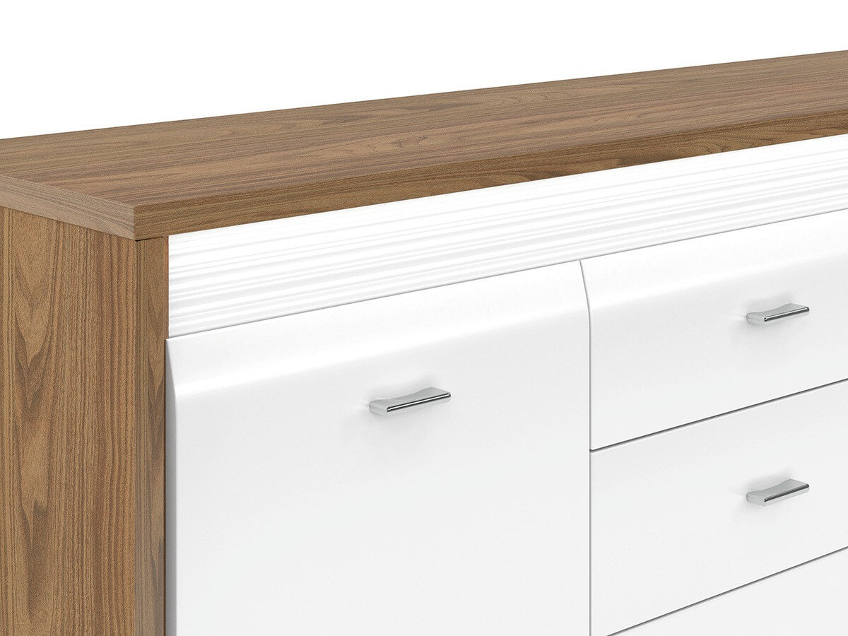 Komoda Madison H103 (Sijaj bela)