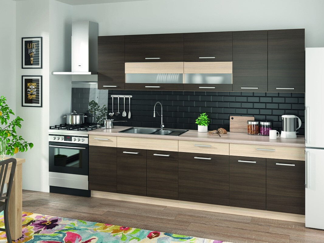 Modularna omarica s predali Mode Dark 111