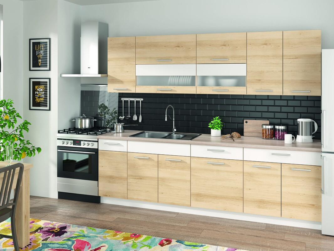 Modularna omarica s predalom in vrati Mode Beech 110