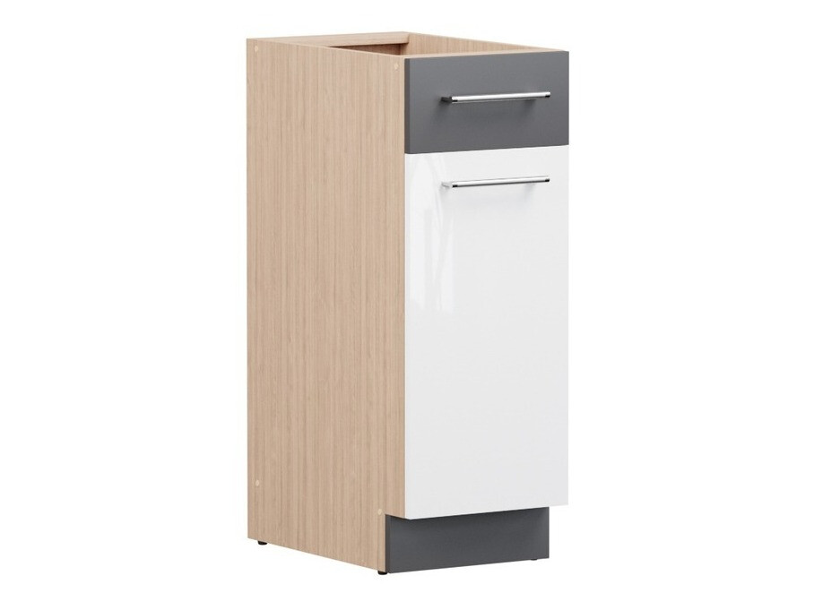 Modularna omarica s predalom in vrati Mode White 109