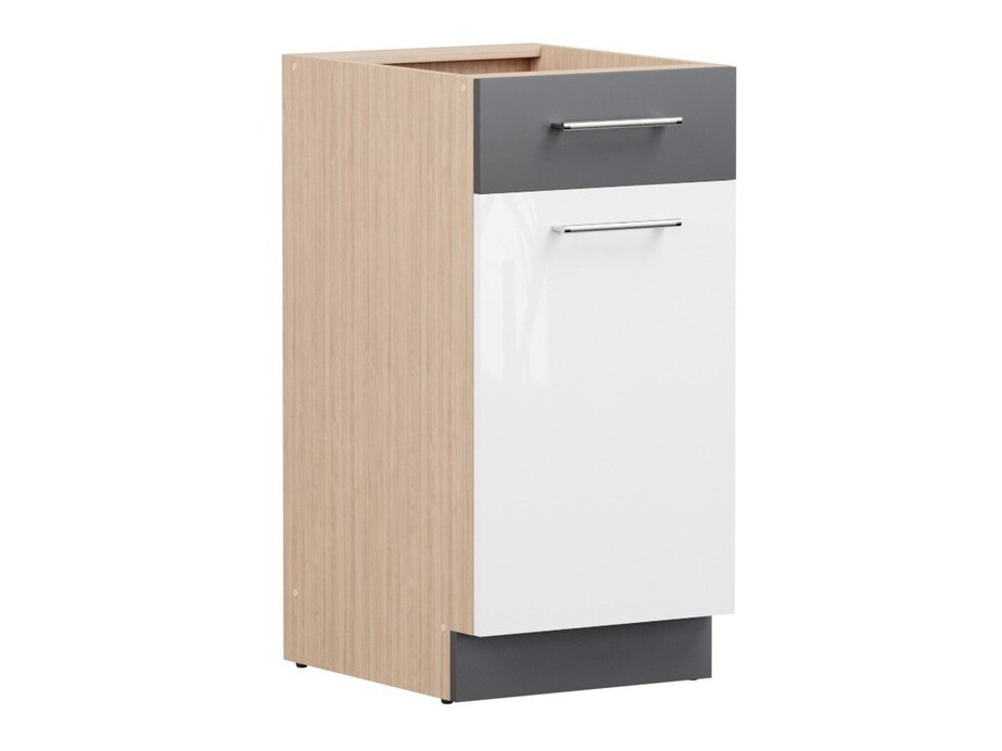 Modularna omarica s predalom in vrati Mode White 110