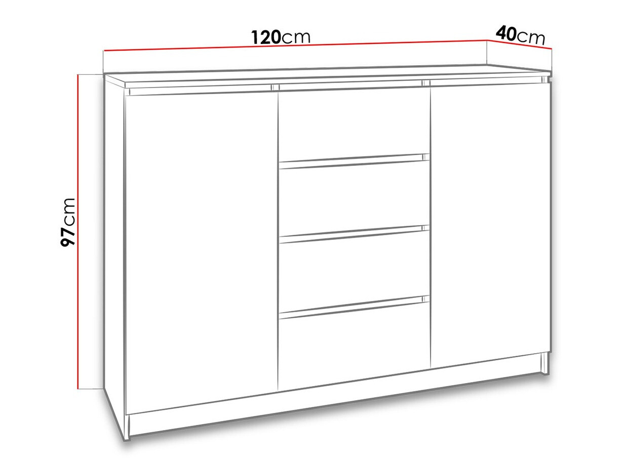 Komoda Mandeville 108