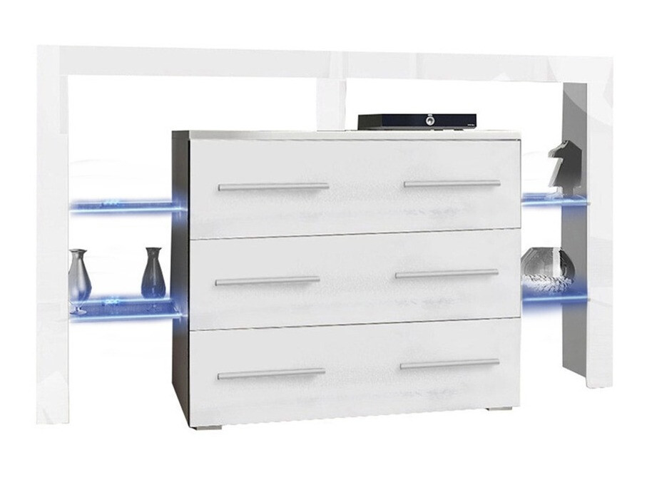 Komoda Aestas I (Bela + Sijaj bela)