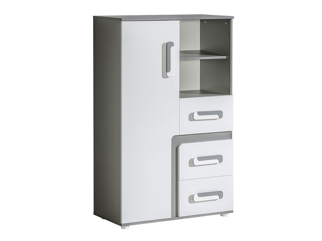 Komoda Aviseve 101 (Antracit + Bela)