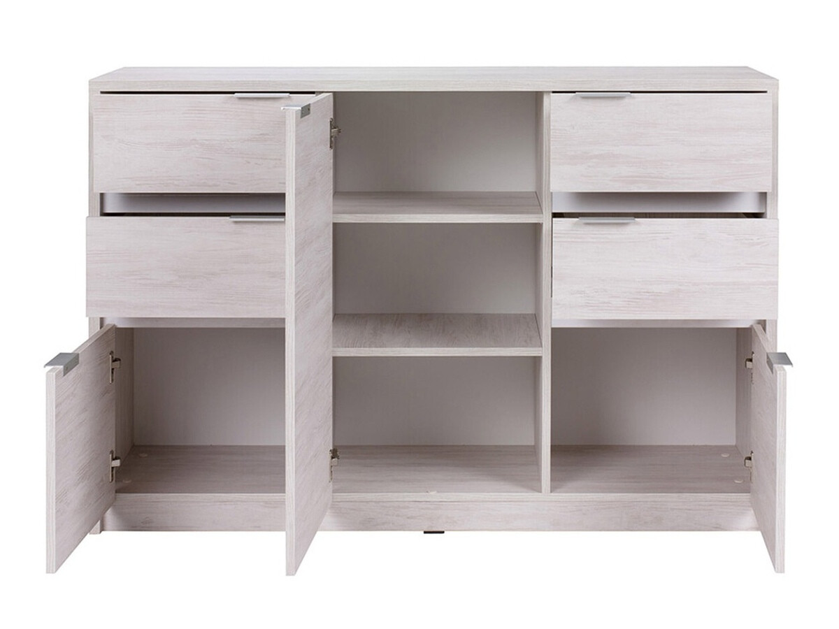 Komoda Fivelbo 101 (Monastery hrast + Sijaj črna)