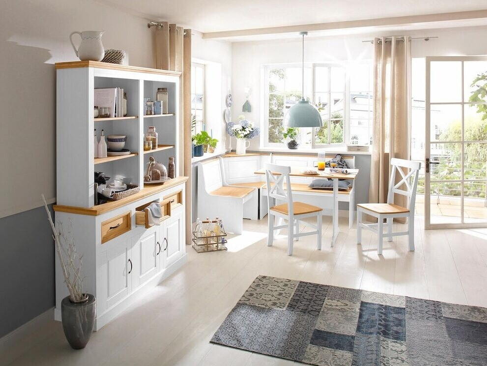 Jedilni kot Denton 204 (Bela + Bor)