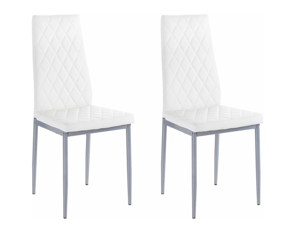 Jedilniški komplet Denton 280 (Bela + Siva + Bela)