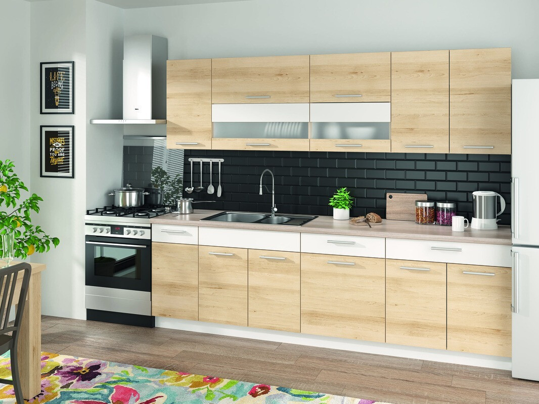 Modularna omarica s predalom in vrati Mode Beech 112