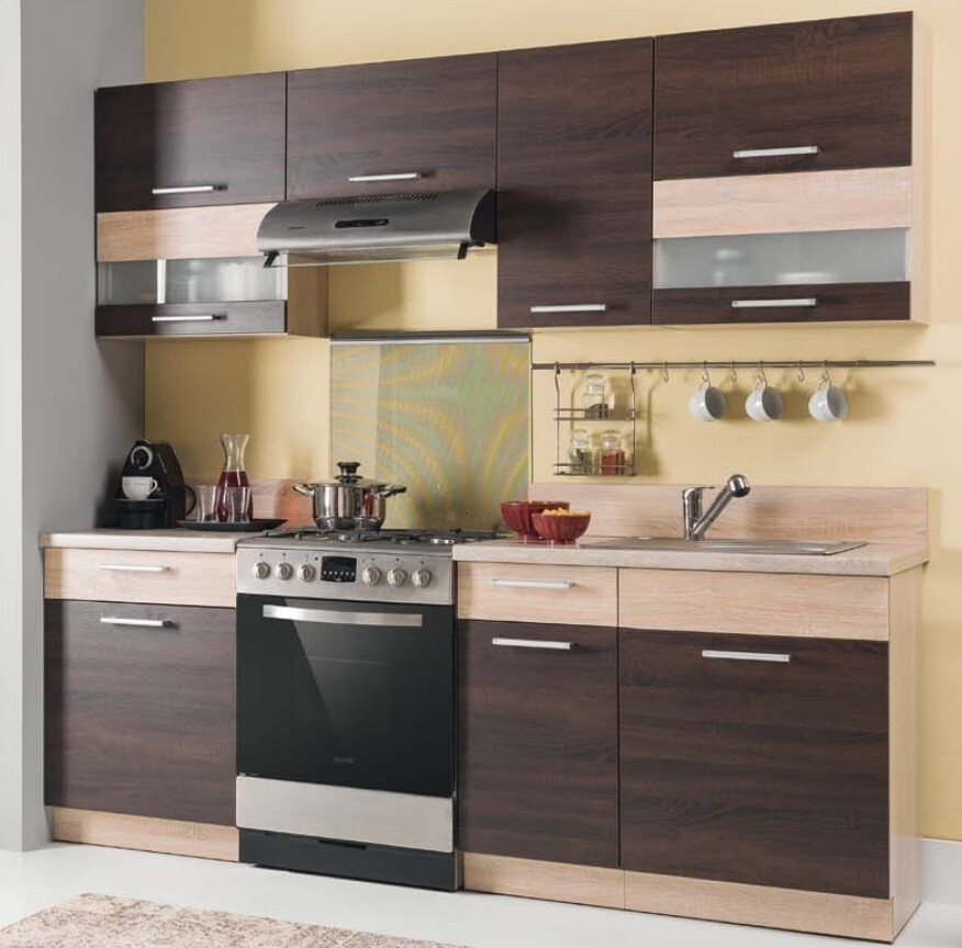 Modularna omarica s predalom in vrati Mode Dark 112