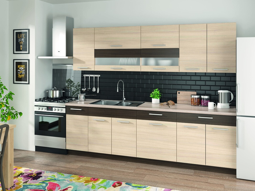 Modularna omarica s predalom in vrati Mode Light 112