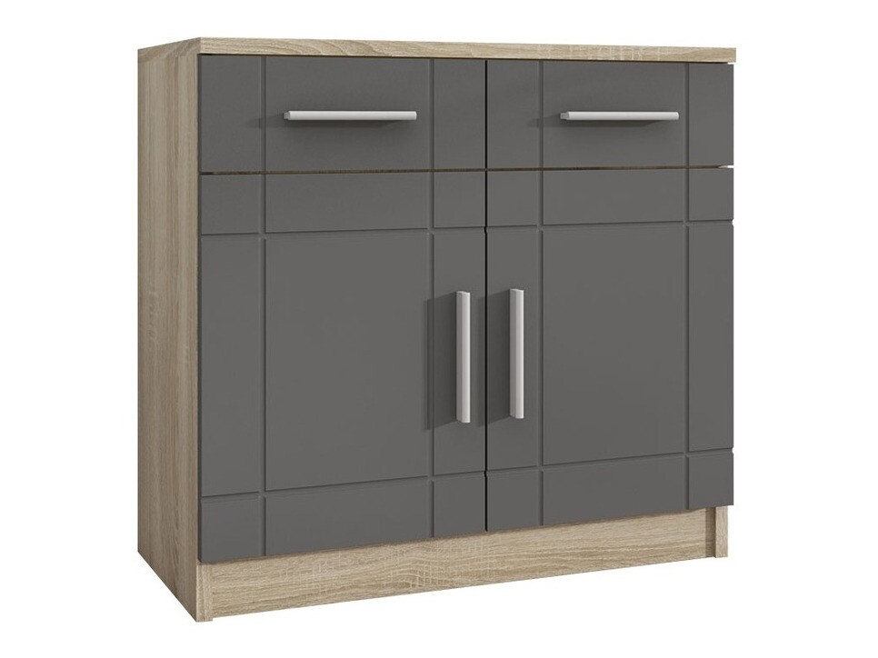 Komoda Bacces (Sonoma hrast + Grafit)