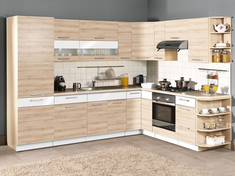 Modularna omarica s predalom in vrati Mode Beech 113