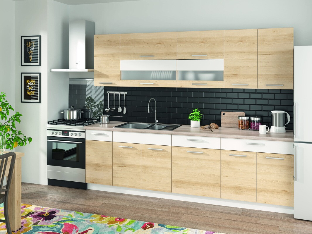 Modularna omarica s predalom in vrati Mode Beech 113